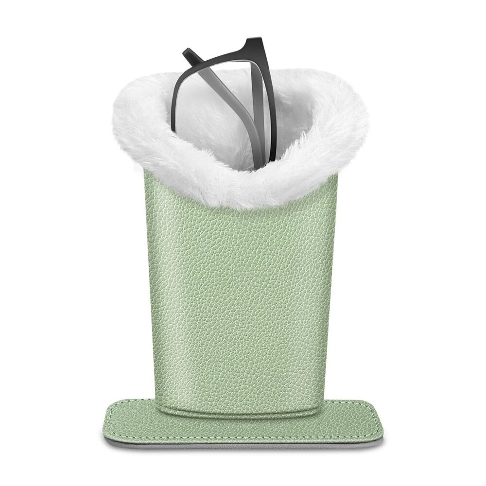 5027 Plush Lined Eyeglasses Holder, Glasses Stand Case, Anti-scratch